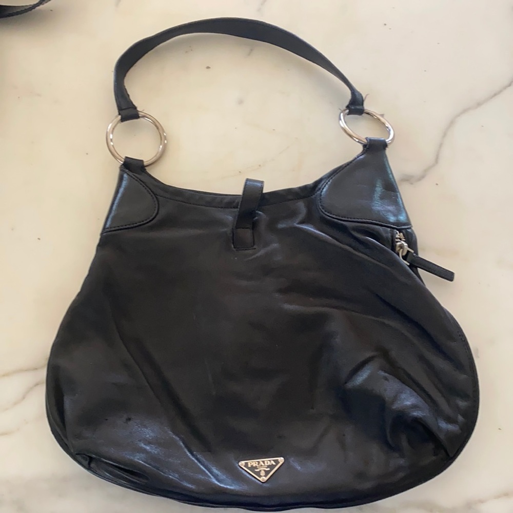 Gorgeous Authentic Prada hobo shoulder bag.